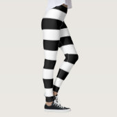 Zwart-wit strepen leggings (Rechts)