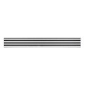 Zwart-wit Stripe Patroon Grosgrain Lint (Voorkant)