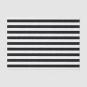 Zwart-wit Stripe Patroon Tissuepapier (Voorkant)