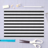 Zwart-wit Stripe Patroon Tissuepapier (Craft)