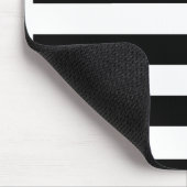 Zwart-wit Striped Muismat (Hoek)