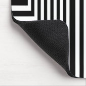 Zwart-wit Striped Muismat (Hoek)