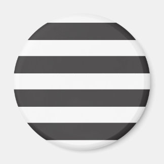 Zwart-wit Stripes Magnet