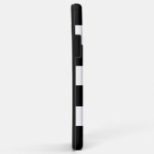 Zwart-wit Stripes Pattern Modern Dance Case-Mate iPhone Case (Achterkant/rechts)