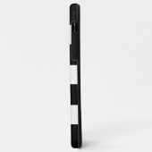 Zwart-wit Stripes Pattern Modern Dance Case-Mate iPhone Case (Achterkant/links)