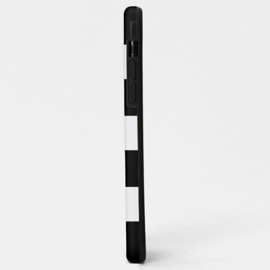 Zwart-wit Stripes Pattern Modern Dance Case-Mate iPhone Case (Achterkant/links)