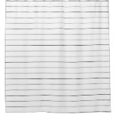 Zwart-wit Stripes Shower-gordijn Douchegordijn (Voorkant)