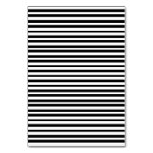 Zwart-wit Stripes Tafelnummer (Achterkant)