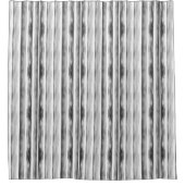 Zwart-wit Stripes Waterverf Douchegordijn (Voorkant)