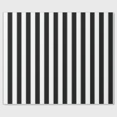 Zwart-wit strips cadeaupapier (Vlak)