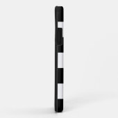 Zwart-wit strips Case-Mate iPhone case (Achterkant/rechts)
