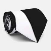 Zwart-wit Stropdas (Opgerold)