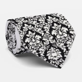 Zwart-wit Stropdas (Opgerold)