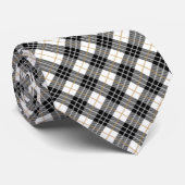 Zwart-wit Stropdas (Opgerold)