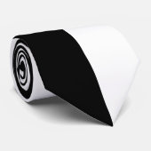 Zwart-wit Stropdas (Opgerold)