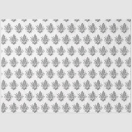 Zwart-wit suikermaiskolf icoon tissuepapier