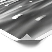 zwart-wit Surf Foto Poster (Hoek)