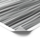 Zwart-wit Surf – Minimalistische Oceaan Poster (Hoek)