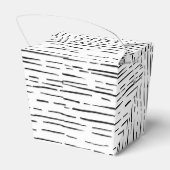 Zwart Wit Sushi Volwassen Verjaardag Bedankdoosjes (Achterkant)