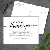 Zwart-wit sympathie dank u Briefkaart