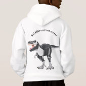 Zwart-wit T Rex Dinosaur (Achterkant)