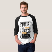 Zwart-wit T-shirt (Voorkant volledig)
