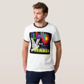 Zwart-wit T-shirt (Voorkant volledig)
