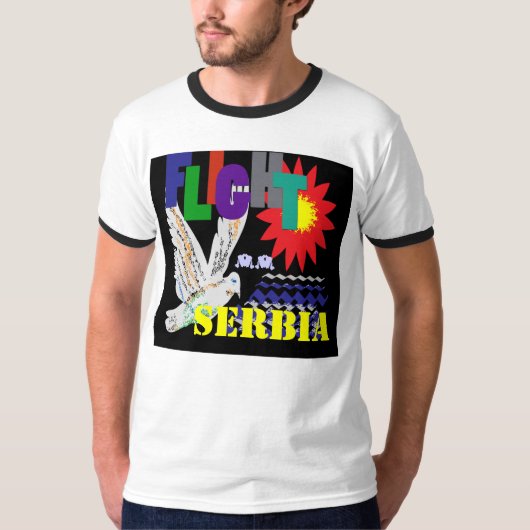 Zwart-wit T-shirt (Voorkant)