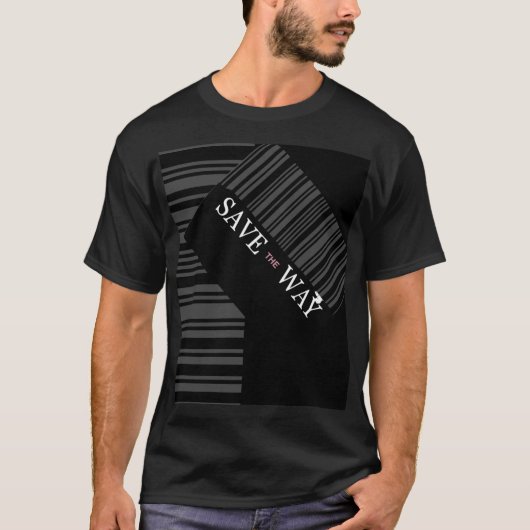 zwart-wit t-shirt (Voorkant)
