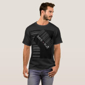 zwart-wit t-shirt (Voorkant volledig)