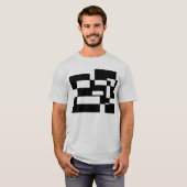 zwart-wit t-shirt (Voorkant volledig)