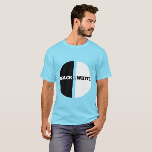 "Zwart & Wit" T-shirt (Voorkant volledig)