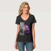 zwart-wit t-shirt (Voorkant volledig)