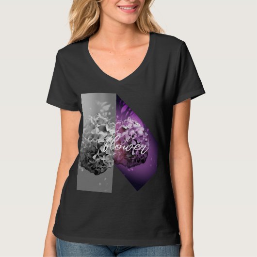 zwart-wit t-shirt (Voorkant)