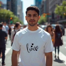 Zwart & Wit T-shirt voor Heren