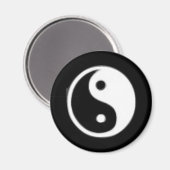 Zwart-wit Taojitu Magneet (Voorkant / Achterkant)