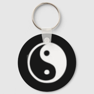 Zwart-wit Taojitu Sleutelhanger