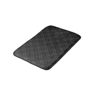 Zwart wit tartan geruit winter Kerstmis patroon Badmat