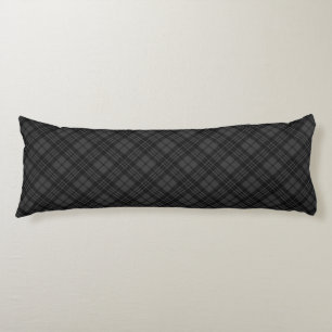 Zwart wit tartan geruite winter Kerstmis patroon Lichaamskussen