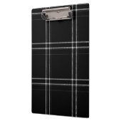 Zwart-wit Tartan Klembord (Links)