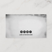 Zwart-wit Tattoo machine Visitekaartje (Achterkant)