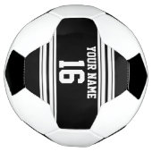 Zwart wit team Jersey Voetbal (Gedraaid)