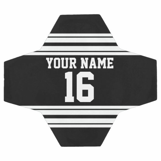 Zwart wit team Jersey Voetbal (Enkel)