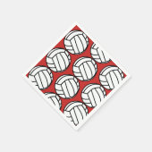 Zwart-wit team Kleurvolleybal Servet (Hoek)