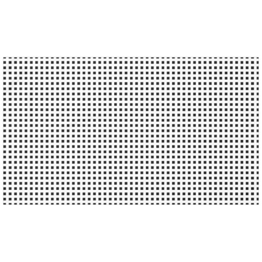 Zwart-wit Tegels Tafelkleed (Voorkant (Horizontaal))