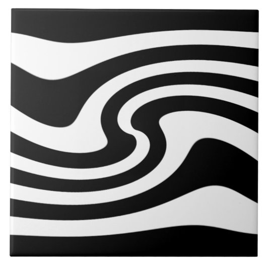 Zwart-wit Tegeltje (Voorkant)