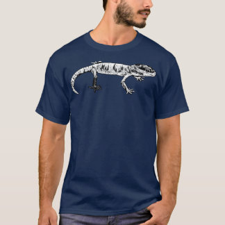 Zwart-wit tekening Gecko T-shirt