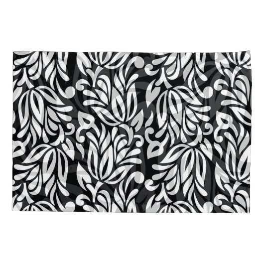 Zwart-wit textiel. kussensloop (Achterkant)