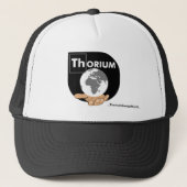 Zwart-wit Thorium-Pet Trucker Pet (Voorkant)