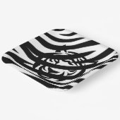 Zwart-wit Tiger Paper Bord (Gebogen)